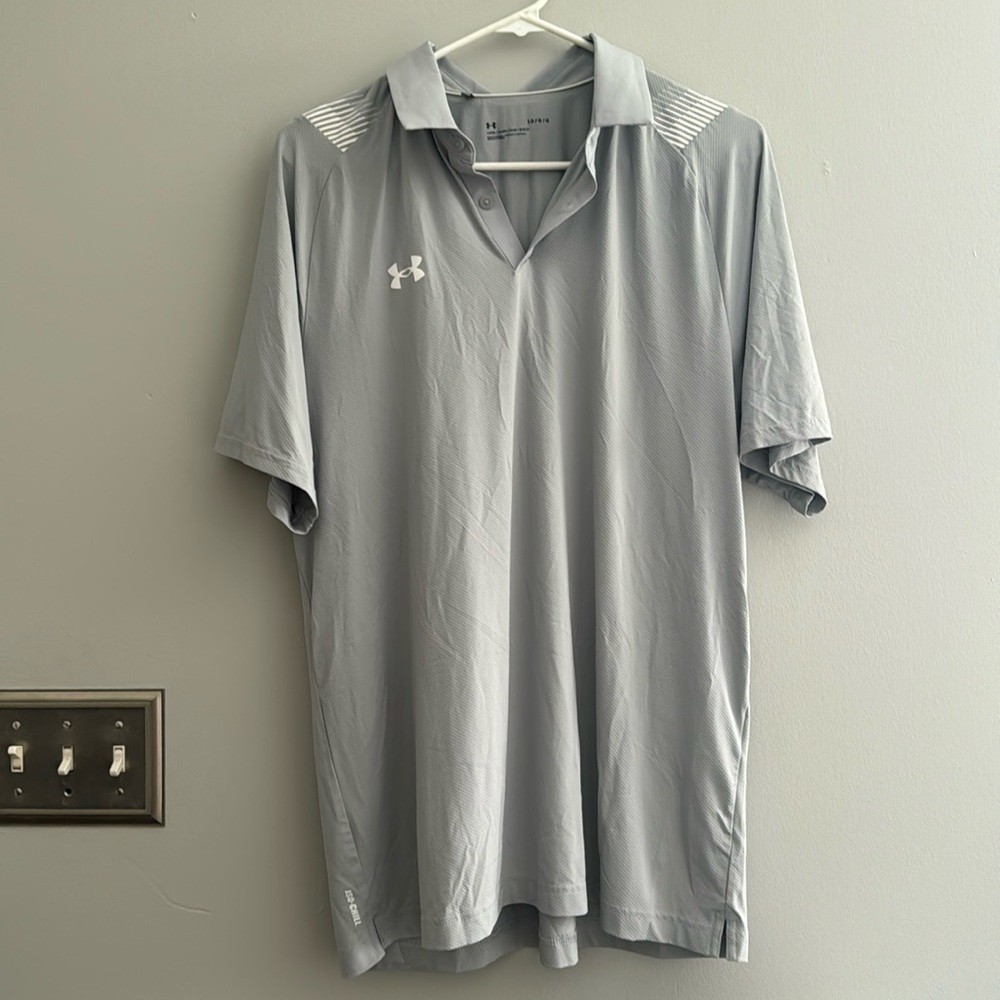 Under Armour ISO-Chill Polo light grey - Large